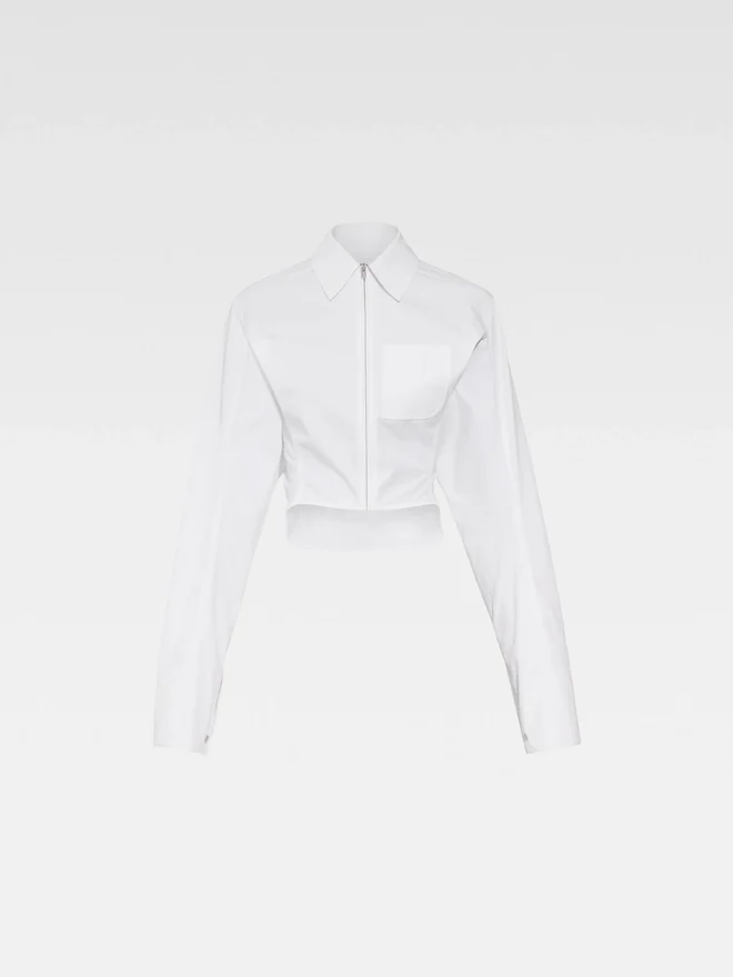 The Mirada shirt Cropped zipper shirt The Mirada shirt Cropped zipper shirt