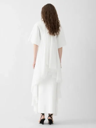 The Mistral knit dress Draped short-sleeve dress