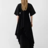 The Mistral knit dress Draped short-sleeve dress