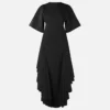The Mistral knit dress Draped short-sleeve dress