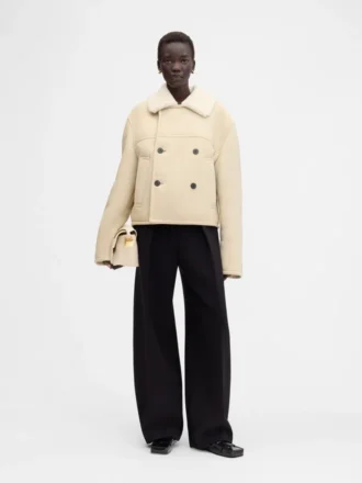 The Mojave jacket Double-breasted shearling jacket