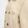 The Mojave jacket Double-breasted shearling jacket
