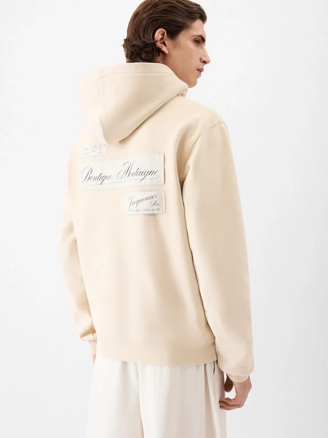 The Montaigne hoodie Logo hooded sweatshirt – sold exclusively online and in our Paris store The Montaigne hoodie Logo hooded sweatshirt – sold exclusively online and in our Paris store