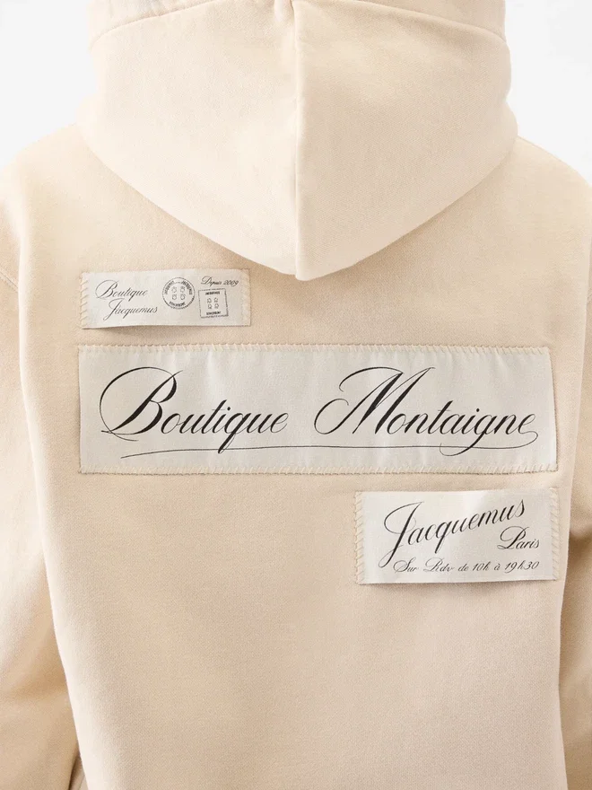The Montaigne hoodie Logo hooded sweatshirt – sold exclusively online and in our Paris store The Montaigne hoodie Logo hooded sweatshirt – sold exclusively online and in our Paris store