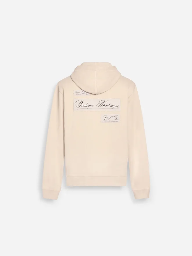 The Montaigne hoodie Logo hooded sweatshirt – sold exclusively online and in our Paris store The Montaigne hoodie Logo hooded sweatshirt – sold exclusively online and in our Paris store