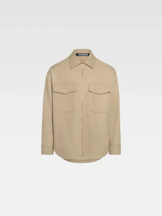 The Montaigne jacket Zipped workwear shirt
