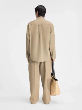 The Montaigne jacket Zipped workwear shirt