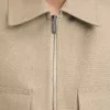 The Montaigne jacket Zipped workwear shirt