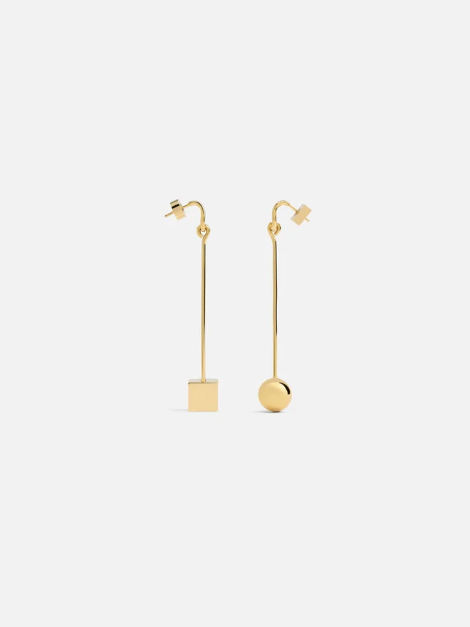 The Nodo earrings Asymmetric dangle earrings The Nodo earrings Asymmetric dangle earrings