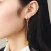 The Nodo earrings Asymmetric dangle earrings The Nodo earrings Asymmetric dangle earrings