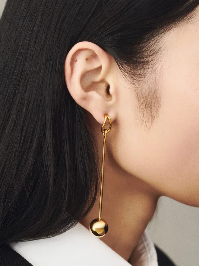 The Nodo earrings Asymmetric dangle earrings The Nodo earrings Asymmetric dangle earrings