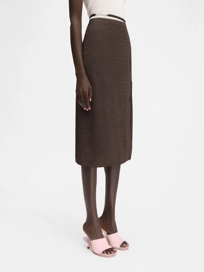 The Notte skirt Charm logo skirt The Notte skirt Charm logo skirt