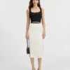 The Notte skirt Satin midi skirt The Notte skirt Satin midi skirt