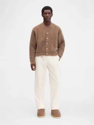 The Nuvola cardigan Mohair buttonned cardigan