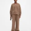 The Nuvola cardigan Mohair buttonned cardigan