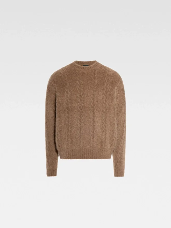 The Nuvola sweater Round-neck mohair sweater The Nuvola sweater Round-neck mohair sweater