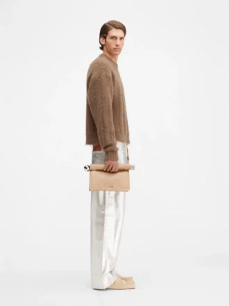 The Nuvola sweater Round-neck mohair sweater