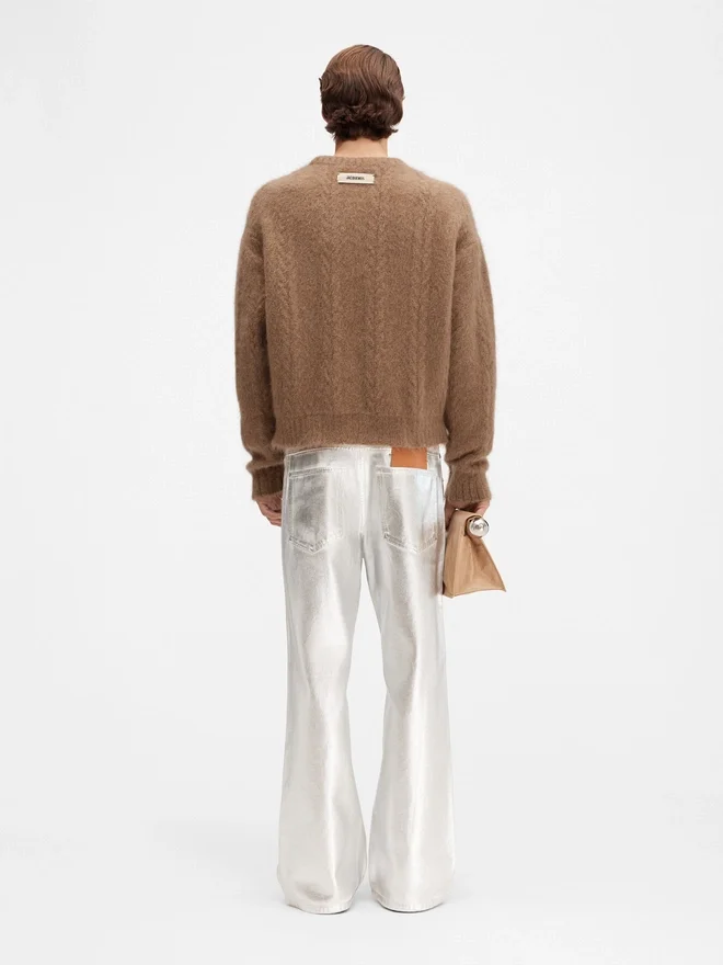 The Nuvola sweater Round-neck mohair sweater The Nuvola sweater Round-neck mohair sweater