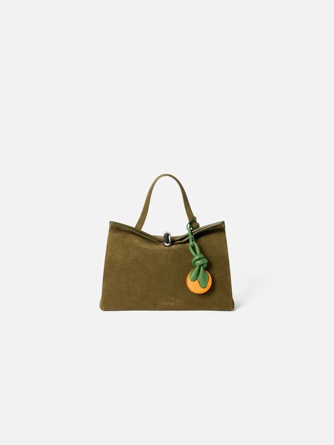 The orange Knotted orange-shaped bag charm The orange Knotted orange-shaped bag charm