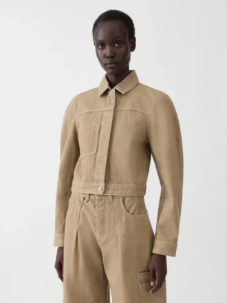 The Ovalo cargo jacket Curved workwear jacket