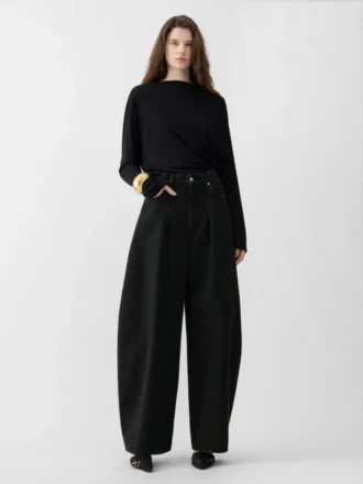 The Ovalo de-Nîmes denim pants High-waisted curved jeans