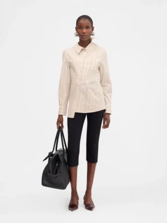 The Pablo shirt Asymmetric striped shirt