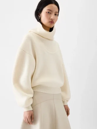 The Pallone knit Wide turtleneck sweater The Pallone knit Wide turtleneck sweater