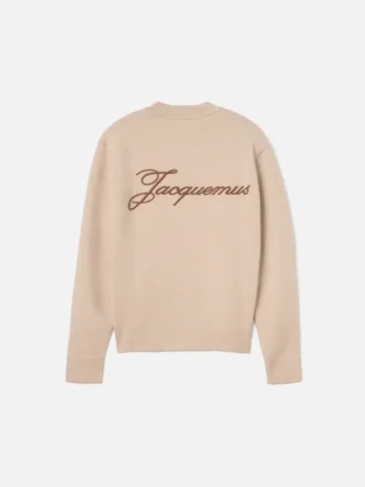 The piqué sweater Piqué knit sweater
