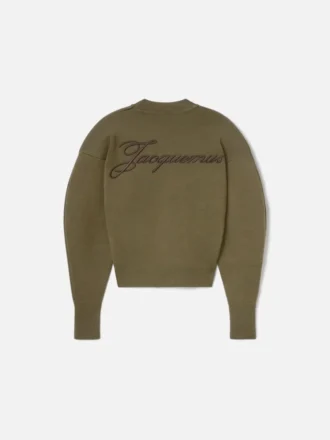 The piqué sweater Piqué knit sweater