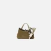The leek Origami leek-shaped bag charm The leek Origami leek-shaped bag charm
