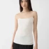 The Plumetis knit Draped tank top The Plumetis knit Draped tank top
