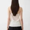 The Plumetis knit Draped tank top The Plumetis knit Draped tank top