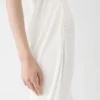 The Plumetis knit dress Draped sheer dress