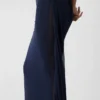 The Plumetis knit dress Draped sheer dress