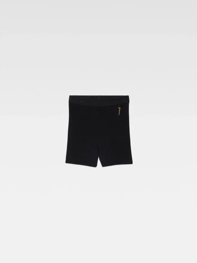 The Pralù shorts Charm logo knit shorts The Pralù shorts Charm logo knit shorts