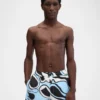 The Puntini swimsuit Wavy Psyche print swim shorts The Puntini swimsuit Wavy Psyche print swim shorts
