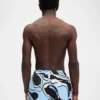 The Puntini swimsuit Wavy Psyche print swim shorts The Puntini swimsuit Wavy Psyche print swim shorts