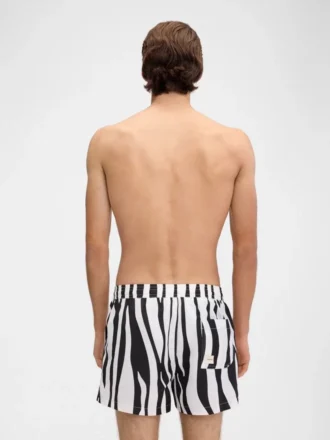 The Puntini swimsuit Zebra Arty print swim shorts The Puntini swimsuit Zebra Arty print swim shorts