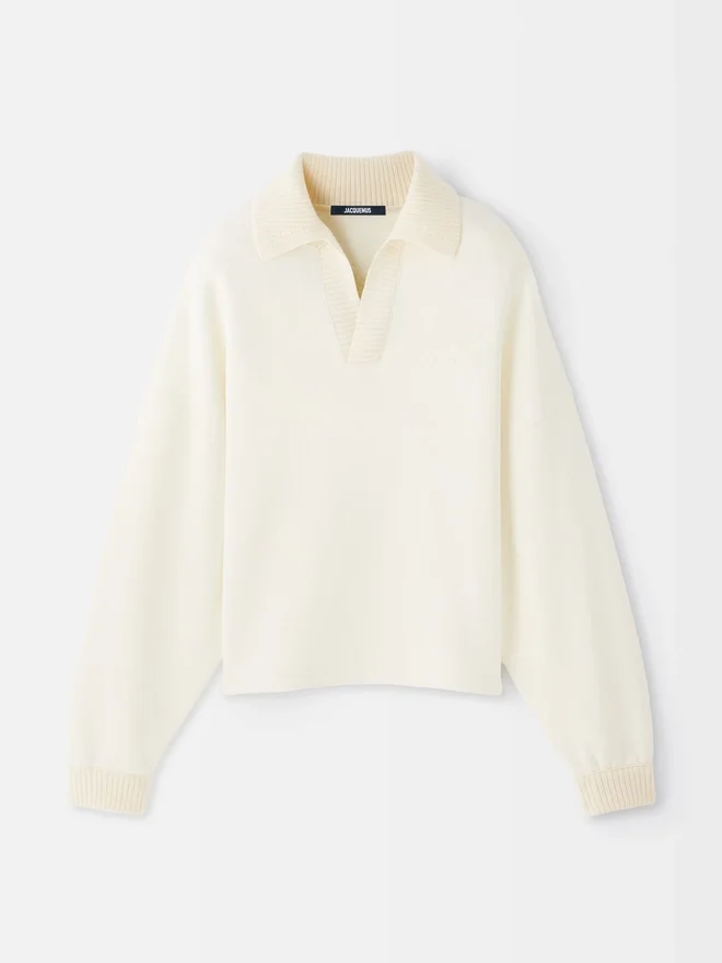 The Punto long-sleeve polo shirt Oversized long-sleeve polo The Punto long-sleeve polo shirt Oversized long-sleeve polo