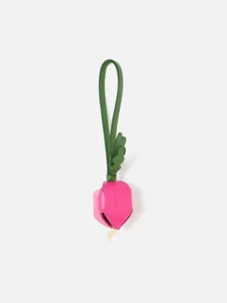 The radish Origami radish-shaped bag charm