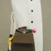 The radish Origami radish-shaped bag charm