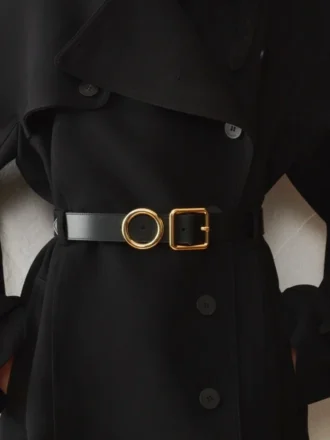 The Regalo belt Circle and square buckle belt