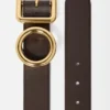The Regalo belt Circle and square buckle belt The Regalo belt Circle and square buckle belt