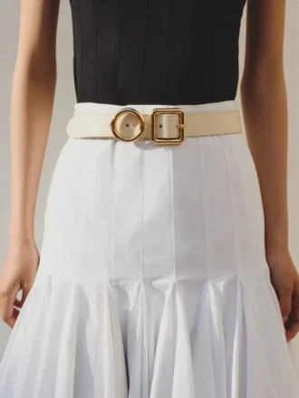 The Regalo belt Circle and square buckle belt