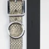 The Regalo belt Circle and square buckle belt