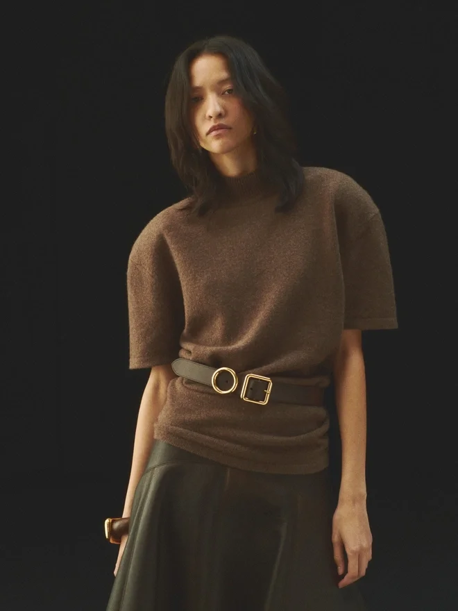 The Regalo belt Circle and square buckle belt The Regalo belt Circle and square buckle belt