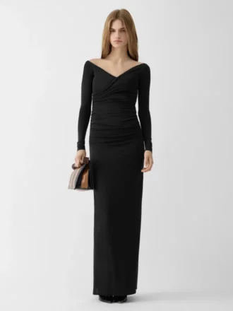 The Rita dress Long wrap dress