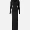 The Rita dress Long wrap dress