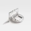 The Rond Carré hoops earrings Asymmetrical hoop earrings
