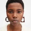 The Rond Carré hoops earrings Asymmetrical hoop earrings